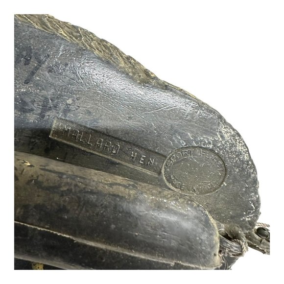 VTG Carry-Lite Sport Plast Duck Decoy Italy Plastic Mallard Hen‎ with Weight - Picture 12 of 14